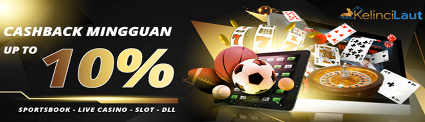 PROMO CASHBACK SPORTSBOOK, LIVE CASINO & SLOT 